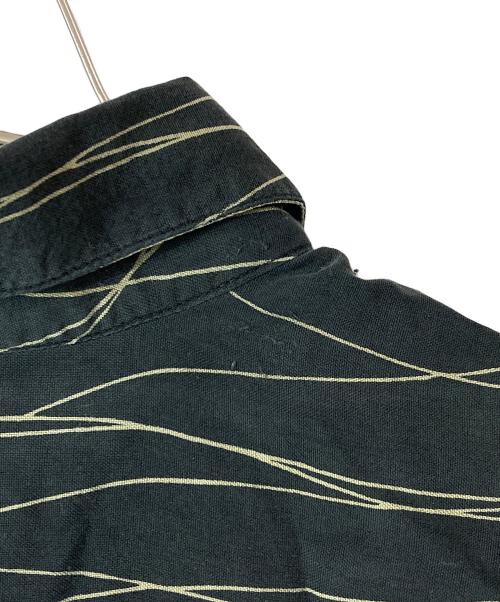 PERRY ELLIS（ペリーエリス）PERRY ELLIS (ペリーエリス) シルクシャツ ブラック サイズ:XLの古着・服飾アイテム