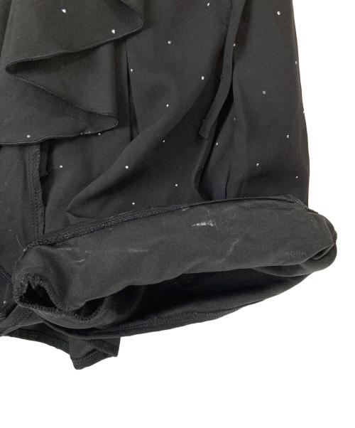 darich（ダーリッチ）darich (ダーリッチ) アメスリフリルショルダーリボンコンビネゾン ブラック サイズ:freeの古着・服飾アイテム