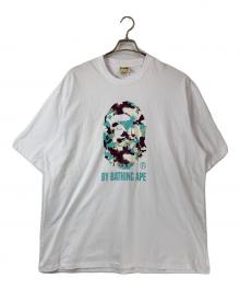 BAPE BY A BATHING APE（ベイプバイアベイシングエイプ）の古着「MAP CAMO BY BATHING APE RELAXED FIT TEE」｜ホワイト