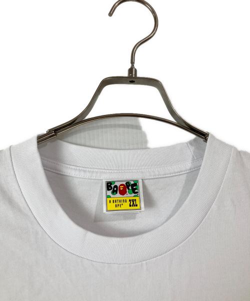 BAPE BY A BATHING APE（ベイプバイアベイシングエイプ）BAPE BY A BATHING APE (ベイプバイアベイシングエイプ) MAP CAMO BY BATHING APE RELAXED FIT TEE ホワイト サイズ:2XLの古着・服飾アイテム