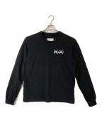sacai×KAWSサカイ×カウズ）の古着「Embroidery Long Sleeve」｜ブラック