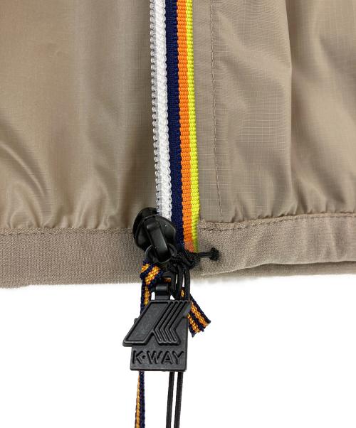 K-WAY（ケイウェイ）K-WAY (ケイウェイ) WIND AND SEA (ウィンダンシー) ナイロンジャケット ベージュ サイズ:XLの古着・服飾アイテム