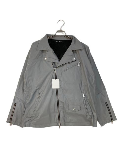 NO ID.（ノーアイディー）NO ID. (ノーアイディー) Reflector Big W Riders Jacket/リフレクター ビッグWライダースジャケット シルバー サイズ:FREE 未使用品の古着・服飾アイテム