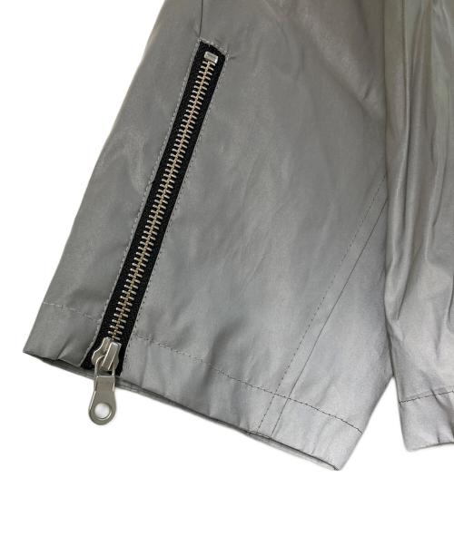 NO ID.（ノーアイディー）NO ID. (ノーアイディー) Reflector Big W Riders Jacket/リフレクター ビッグWライダースジャケット シルバー サイズ:FREE 未使用品の古着・服飾アイテム
