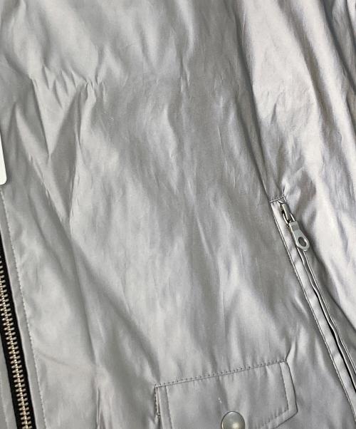 NO ID.（ノーアイディー）NO ID. (ノーアイディー) Reflector Big W Riders Jacket/リフレクター ビッグWライダースジャケット シルバー サイズ:FREE 未使用品の古着・服飾アイテム