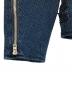 中古・古着 J.S HOMESTEAD (ジャーナルスタンダード ホームステッド) 刺し子 LIGHTNING ライダースジャケット ネイビー サイズ:L：15000円
