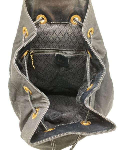 GUCCI（グッチ）GUCCI (グッチ) ドラムバッグ/ワンショルダーバッグ ブラックの古着・服飾アイテム