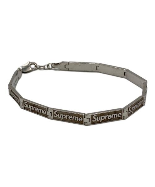 JACOB & Co.（ジェイコブ）JACOB & Co. (ジェイコブ) SUPREME (シュプリーム) Logo Link Bracelet シルバーの古着・服飾アイテム