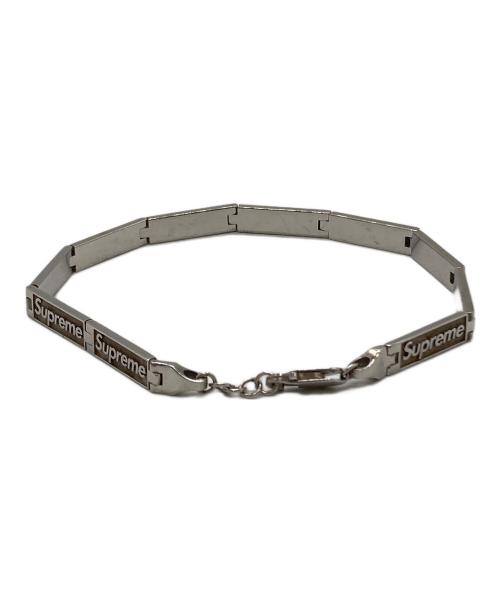 JACOB & Co.（ジェイコブ）JACOB & Co. (ジェイコブ) SUPREME (シュプリーム) Logo Link Bracelet シルバーの古着・服飾アイテム
