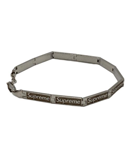 JACOB & Co.（ジェイコブ）JACOB & Co. (ジェイコブ) SUPREME (シュプリーム) Logo Link Bracelet シルバーの古着・服飾アイテム