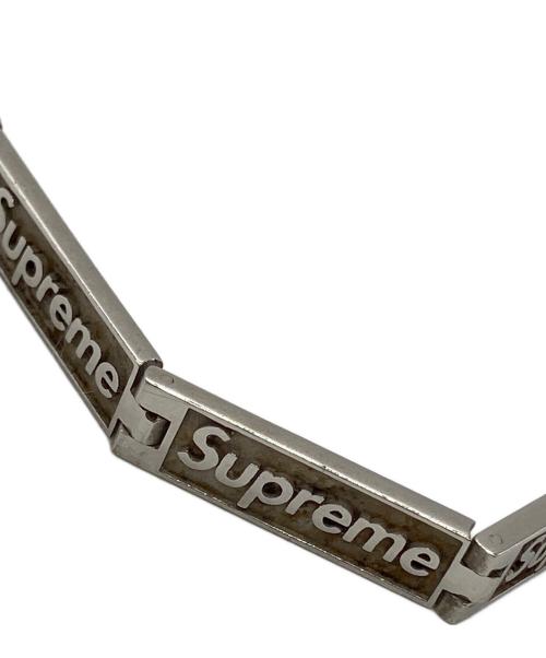 JACOB & Co.（ジェイコブ）JACOB & Co. (ジェイコブ) SUPREME (シュプリーム) Logo Link Bracelet シルバーの古着・服飾アイテム