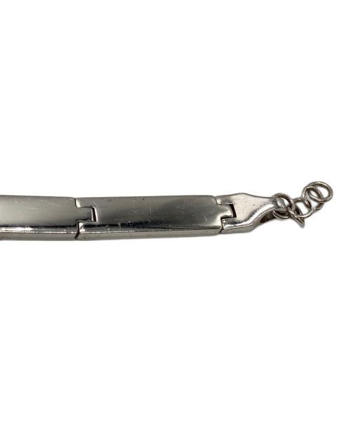 JACOB & Co.（ジェイコブ）JACOB & Co. (ジェイコブ) SUPREME (シュプリーム) Logo Link Bracelet シルバーの古着・服飾アイテム