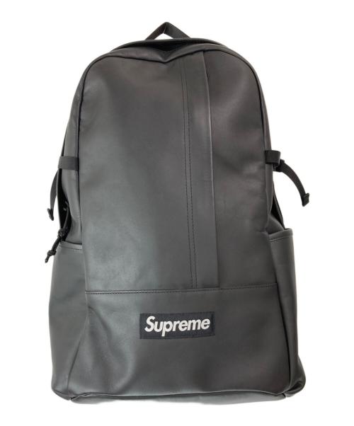 SUPREME（シュプリーム）Supreme (シュプリーム) Leather Backpack/レザーバックパック ブラックの古着・服飾アイテム