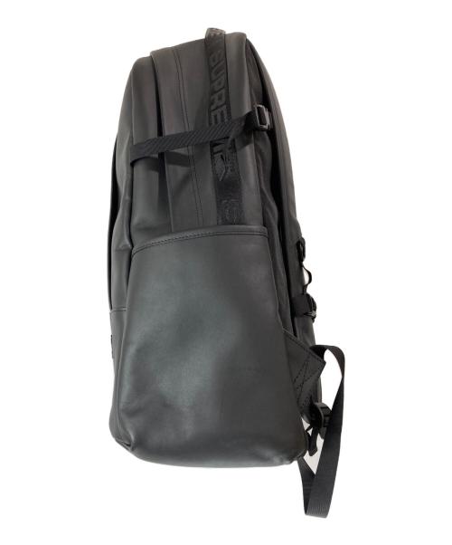 SUPREME（シュプリーム）Supreme (シュプリーム) Leather Backpack/レザーバックパック ブラックの古着・服飾アイテム