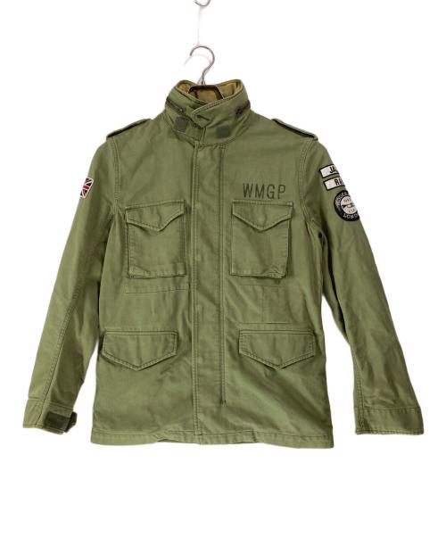 WACKO MARIA（ワコマリア）WACKO MARIA (ワコマリア) 08AW I Love Girls ワッペン刺繍M65ジャケット カーキ サイズ:Mの古着・服飾アイテム