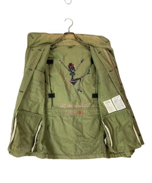 WACKO MARIA（ワコマリア）WACKO MARIA (ワコマリア) 08AW I Love Girls ワッペン刺繍M65ジャケット カーキ サイズ:Mの古着・服飾アイテム