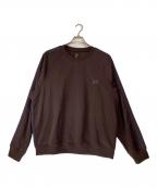 Needlesニードルズ）の古着「24AW Track Crew Neck Shirt - Poly Smooth」｜ブラウン