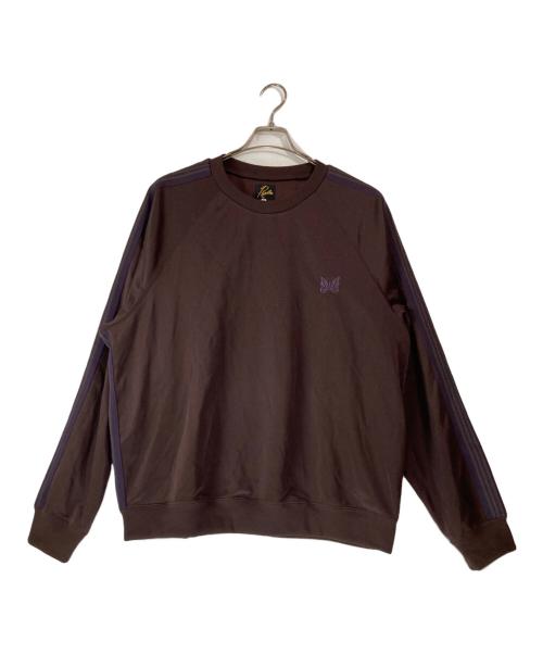 Needles（ニードルズ）Needles (ニードルズ) 24AW Track Crew Neck Shirt - Poly Smooth ブラウン サイズ:XLの古着・服飾アイテム