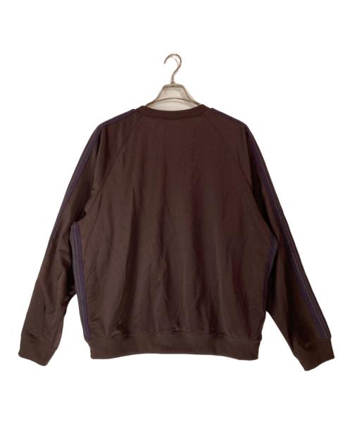 Needles（ニードルズ）Needles (ニードルズ) 24AW Track Crew Neck Shirt - Poly Smooth ブラウン サイズ:XLの古着・服飾アイテム