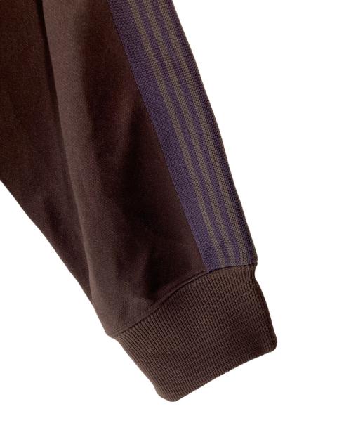 Needles（ニードルズ）Needles (ニードルズ) 24AW Track Crew Neck Shirt - Poly Smooth ブラウン サイズ:XLの古着・服飾アイテム