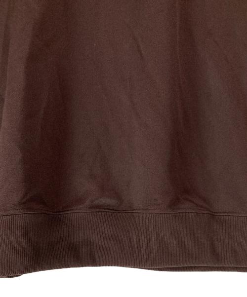 Needles（ニードルズ）Needles (ニードルズ) 24AW Track Crew Neck Shirt - Poly Smooth ブラウン サイズ:XLの古着・服飾アイテム