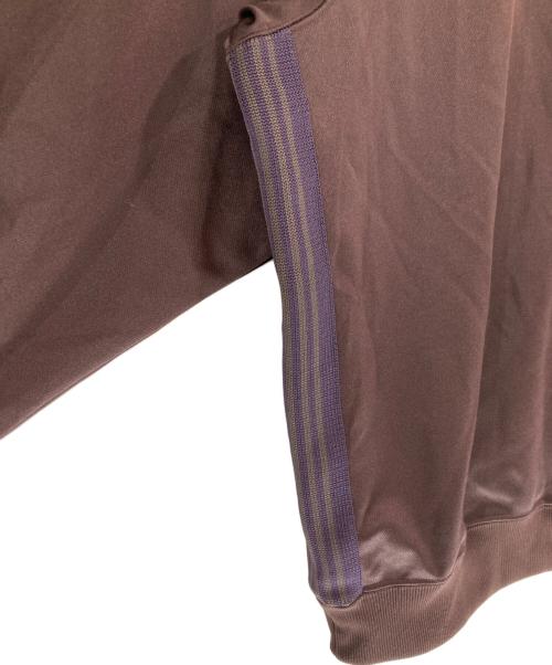Needles（ニードルズ）Needles (ニードルズ) 24AW Track Crew Neck Shirt - Poly Smooth ブラウン サイズ:XLの古着・服飾アイテム