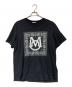 MONCLER（モンクレール）の古着「バンダナロゴTシャツ」｜ブラック