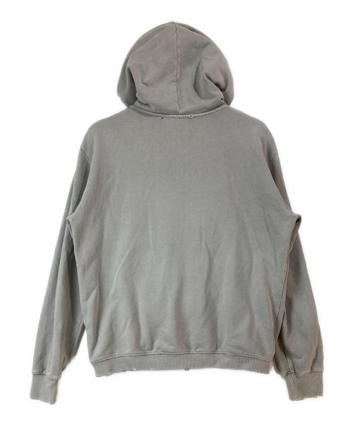 VALLAD（バラッド）VALLAD (バラッド) スター ジップ アップ フーディ グレー サイズ:Mの古着・服飾アイテム