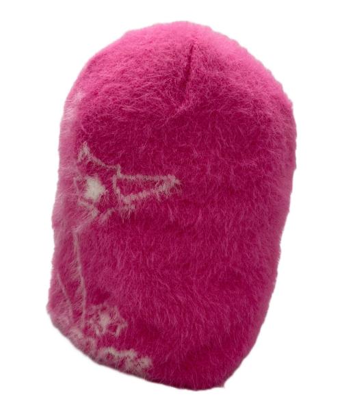 PASSION（パッション）PASSION (パッション) TARGET PRACTICE FOHAIR BEANIE ピンク サイズ:FREEの古着・服飾アイテム