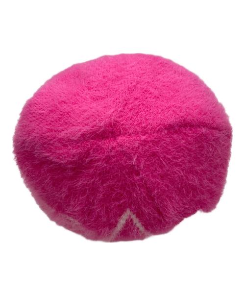PASSION（パッション）PASSION (パッション) TARGET PRACTICE FOHAIR BEANIE ピンク サイズ:FREEの古着・服飾アイテム