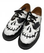 Dr.Martens×SUPREMEドクターマーチン×シュプリーム）の古着「1461 SUPREME SKULL 3 ホール シューズ」｜ブラック