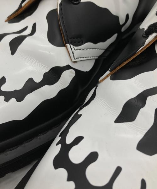 Dr.Martens（ドクターマーチン）Dr.Martens (ドクターマーチン) Supreme (シュプリーム) 1461 SUPREME SKULL 3 ホール シューズ ブラック サイズ:UK8の古着・服飾アイテム