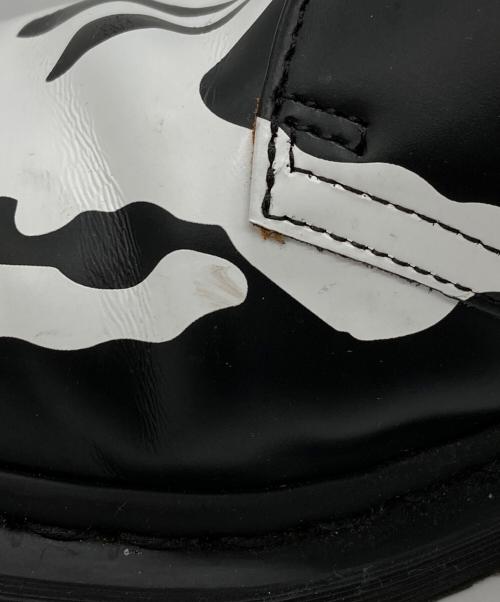 Dr.Martens（ドクターマーチン）Dr.Martens (ドクターマーチン) Supreme (シュプリーム) 1461 SUPREME SKULL 3 ホール シューズ ブラック サイズ:UK8の古着・服飾アイテム