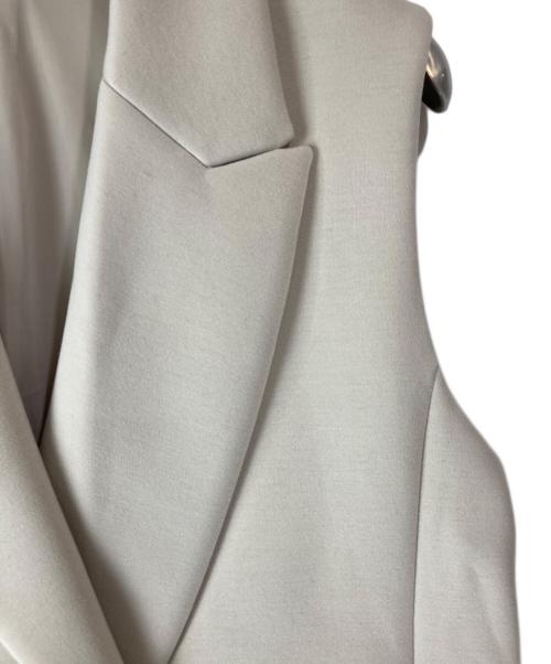 Lisiere（リジェール）Lisiere (リジェール) ジレ/Ponte Vest ベージュ サイズ:FREEの古着・服飾アイテム