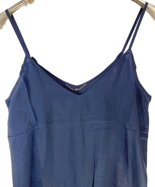 Lisiere（リジェール）Lisiere (リジェール) New Wash Maxi Onepiece/キュプラワンピース ネイビー サイズ:FREEの古着・服飾アイテム