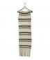 HER LIP TO（ハーリップトゥ）の古着「Cotton Striped Ribbed Knit Dress/コットンストライプリブニットドレス」｜バニラ