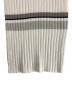 中古・古着 HER LIP TO (ハーリップトゥ) Cotton Striped Ribbed Knit Dress/コットンストライプリブニットドレス バニラ サイズ:Ｓ 未使用品：10000円