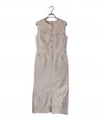 HER LIP TOハーリップトゥ）の古着「Padua Denim Dress」｜ピンク