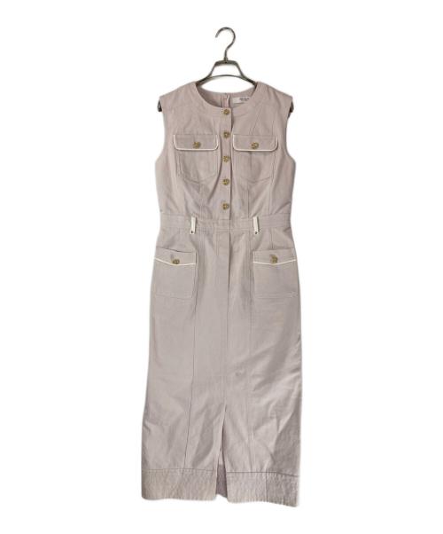 HER LIP TO（ハーリップトゥ）HER LIP TO (ハーリップトゥ) Padua Denim Dress ピンク サイズ:Ｍの古着・服飾アイテム