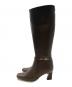 HER LIP TO (ハーリップトゥ) Side Bit Long Boots ブラウン サイズ:36：8000円