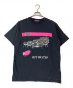 TAKESHI KOSAKA by Y's Pink Labelタケシコウサカ バイ ワイズピンクレーベル）の古着「プリントTシャツ」｜ブラック