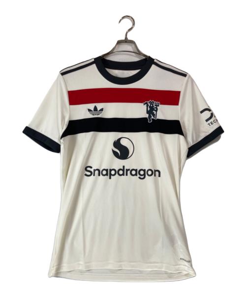 adidas（アディダス）adidas (アディダス) マンチェスター・ユナイテッド 24/25 サードユニフォーム ホワイト サイズ:Ⅼの古着・服飾アイテム