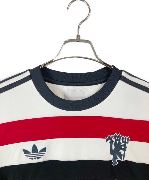 adidas（アディダス）adidas (アディダス) マンチェスター・ユナイテッド 24/25 サードユニフォーム ホワイト サイズ:Ⅼの古着・服飾アイテム