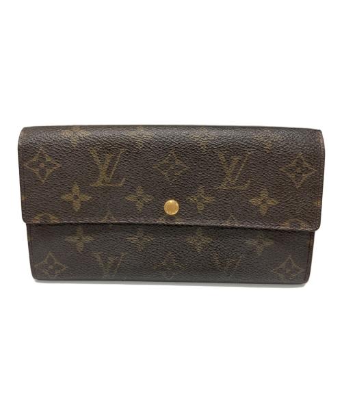 LOUIS VUITTON（ルイ ヴィトン）LOUIS VUITTON (ルイ ヴィトン) 長財布 ブラウンの古着・服飾アイテム