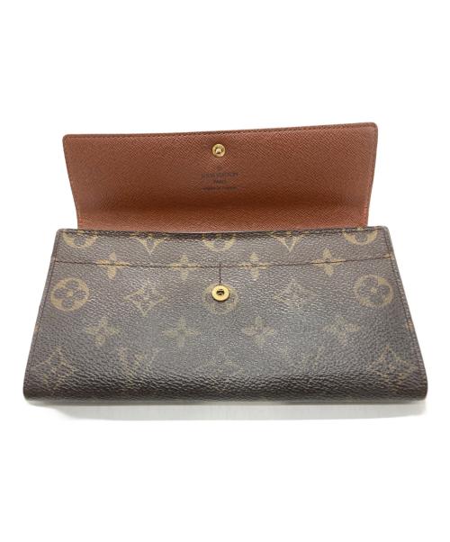 LOUIS VUITTON（ルイ ヴィトン）LOUIS VUITTON (ルイ ヴィトン) 長財布 ブラウンの古着・服飾アイテム