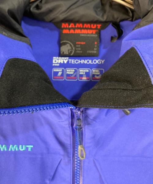 MAMMUT（マムート）MAMMUT (マムート) サイドフリップジャケット ブルー サイズ:Sの古着・服飾アイテム