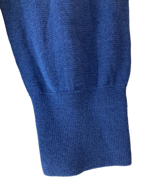 Yves Saint Laurent（イヴサンローラン）Yves Saint Laurent (イヴサンローラン) パールボタンロングカーディガン ネイビー サイズ:Ｍの古着・服飾アイテム