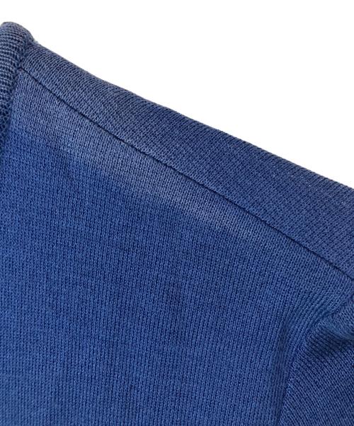 Yves Saint Laurent（イヴサンローラン）Yves Saint Laurent (イヴサンローラン) パールボタンロングカーディガン ネイビー サイズ:Ｍの古着・服飾アイテム