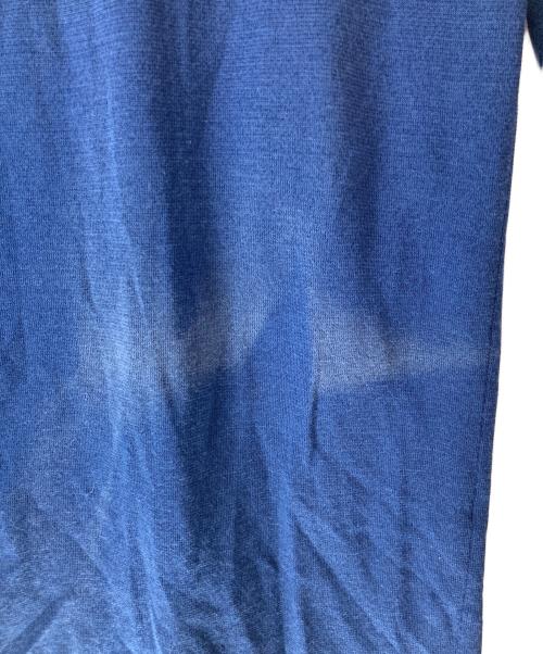 Yves Saint Laurent（イヴサンローラン）Yves Saint Laurent (イヴサンローラン) パールボタンロングカーディガン ネイビー サイズ:Ｍの古着・服飾アイテム