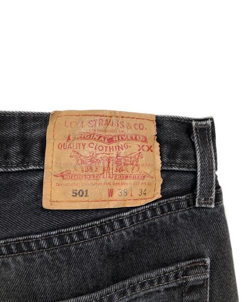 LEVI'S（リーバイス）LEVI'S (リーバイス) 501 ブラックデニムパンツ ブラック サイズ:W38×L34の古着・服飾アイテム